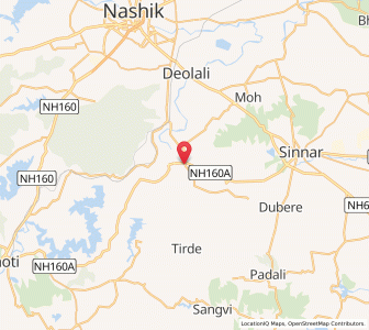 Map of Pandhurli, Maharashtra