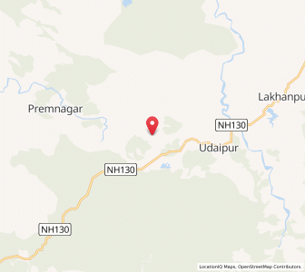 Map of Pandridand, Chhattisgarh