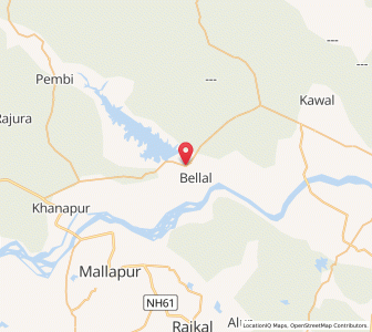 Map of Pandwapur, Andhra Pradesh