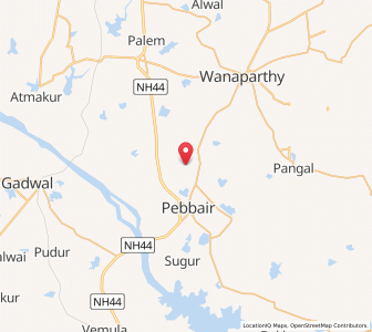 Map of Pangal, Andhra Pradesh