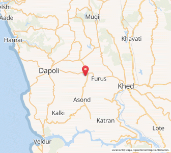 Map of Pangari, Maharashtra
