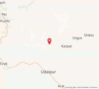 Map of Pangi, Himachal Pradesh