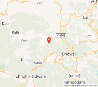 Map of Pangot, Uttarakhand