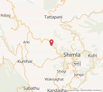 Map of Panhech, Himachal Pradesh