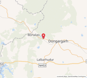 Map of Paniajob, Chhattisgarh