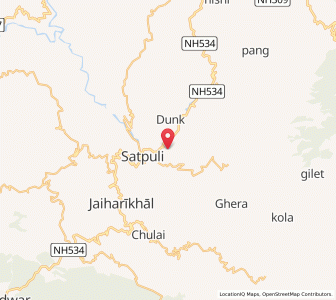 Map of Paniya, Uttarakhand