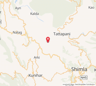 Map of Panjaili, Himachal Pradesh