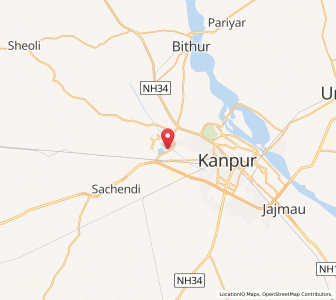 Map of Panki, Uttar Pradesh