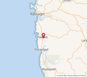 Map of Panvas, Maharashtra