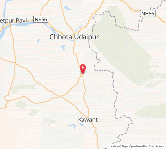 Map of Panwad, Gujarat