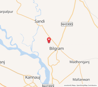 Map of Panyori, Uttar Pradesh
