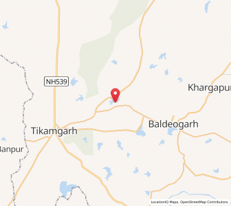 Map of Papaoni, Madhya Pradesh