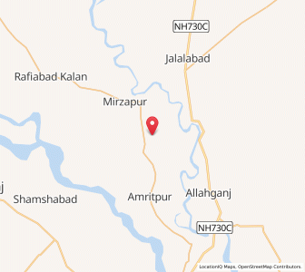 Map of Papar Manjhara, Uttar Pradesh