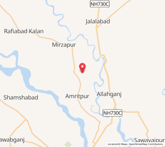 Map of Papar, Uttar Pradesh