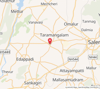 Map of Pappambadi, Tamil Nadu