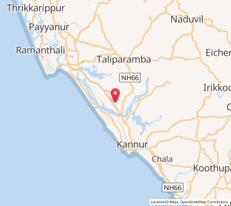 Map of Pāppinisshēri, Kerala