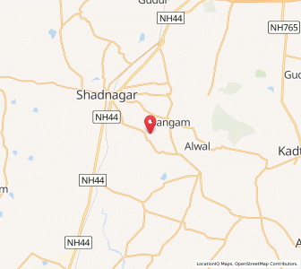 Map of Papreddyguda, Andhra Pradesh