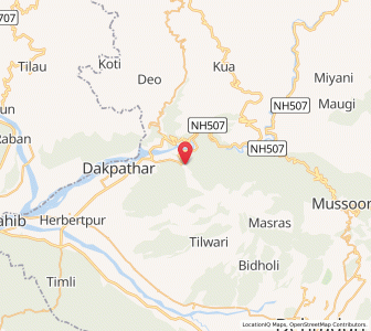 Map of Paprian, Uttarakhand