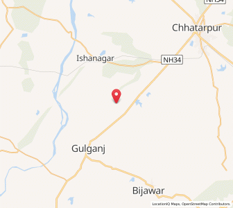 Map of Papta, Madhya Pradesh