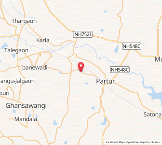 Map of Paradgaon, Maharashtra