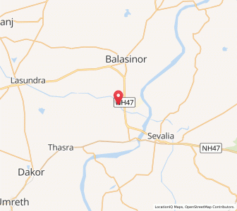Map of Paral, Gujarat
