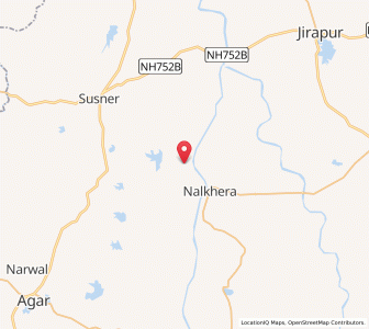 Map of Parana, Madhya Pradesh