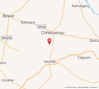 Map of Paranpur Palura, Uttar Pradesh