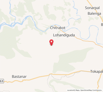 Map of Parapur, Chhattisgarh