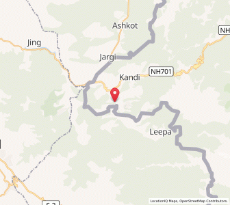 Map of Parara, Kashmir