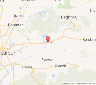 Map of Pararia, Madhya Pradesh
