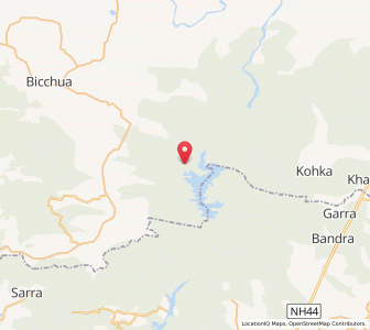 Map of Paraspani, Madhya Pradesh