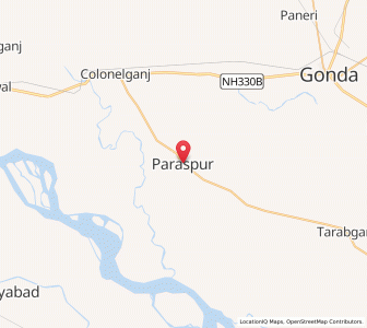 Map of Paraspur, Uttar Pradesh