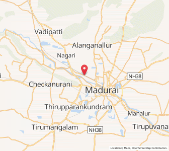 Map of Paravai, Tamil Nadu