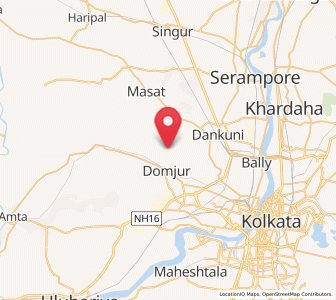 Map of Parbatipur, West Bengal