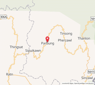 Map of Parbung, Manipur