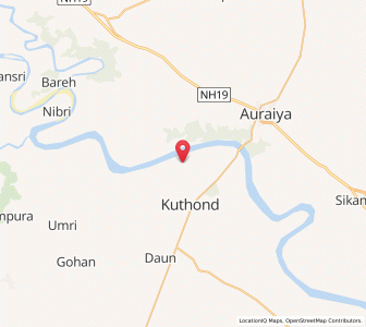 Map of Paren Mustaqil, Uttar Pradesh