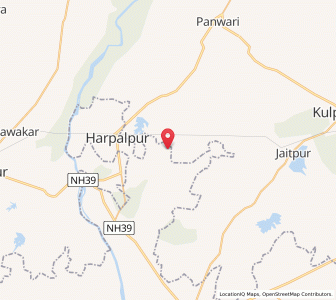 Map of Paretha, Madhya Pradesh