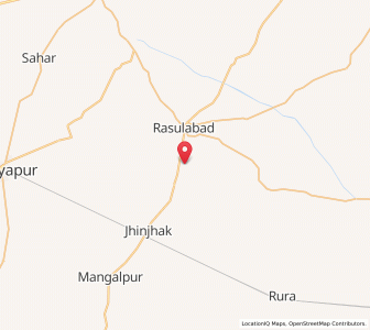 Map of Pariapur, Uttar Pradesh