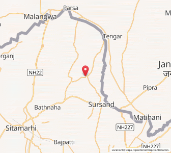 Map of Pariharpur, Bihar