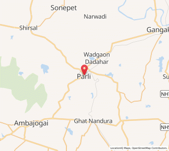 Map of Parli Vaijnath, Maharashtra