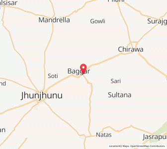 Map of Parmawali Dhani, Rajasthan
