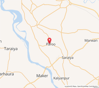 Map of Paro, Bihar