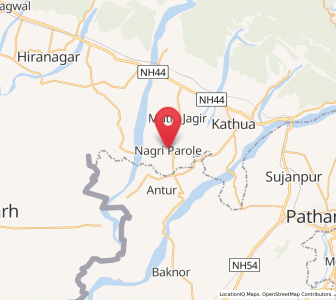 Map of Parol, Kashmir