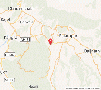 Map of Paror, Himachal Pradesh