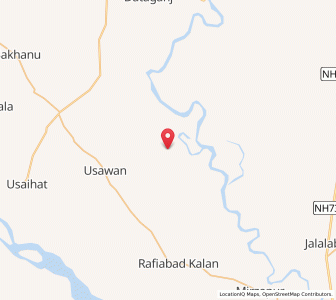 Map of Parotan, Uttar Pradesh