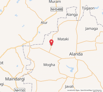 Map of Parsawli, Karnataka