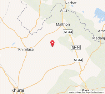 Map of Parson, Madhya Pradesh