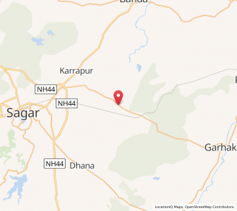 Map of Parsonria, Madhya Pradesh