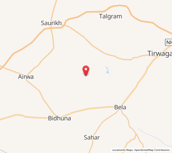 Map of Parsu Purwa, Uttar Pradesh