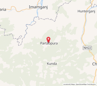 Map of Partabpur, Jharkhand